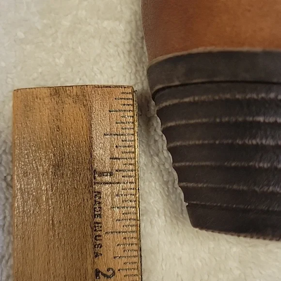 Nautica ALARA Brown Ankle Boots with Side Zipper and Low Heel, NEW - Picture 9 of 11